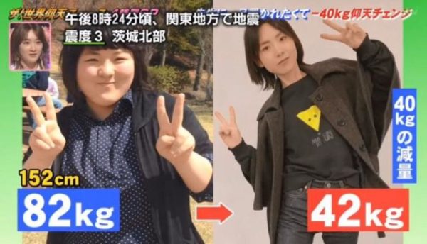 勵志！日女生吃蒟蒻+每天騎一小時腳踏車減肥  2年下來狂瘦40公斤