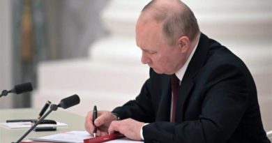 俄羅斯總統普丁承認烏東2共和國獨立 下令俄軍入侵烏克蘭東部