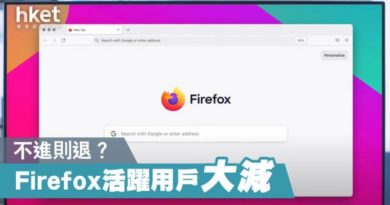 知名瀏覽器Firefox使用者兩年少5千萬人  主因是Chrome、Edge增多項新功能「搶客」 ？